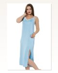 Moda Çizgi Women’s Rope Strap Long Nightgown 914 Marketplace