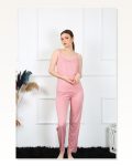 Moda Çizgi Women’s Rope Strap Salmon Pajama Set 4136 Marketplace