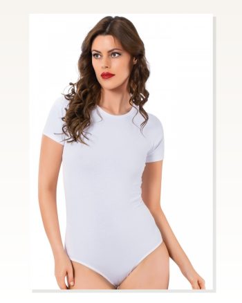 Moda Çizgi Women's Short Sleeve Snap Body 242