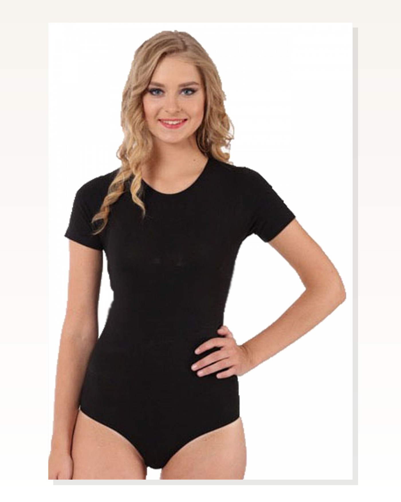 Moda Çizgi Women's Short Sleeve Snap Body 242 Marketplace blank