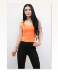 Moda Çizgi Zigzag Collar Knitwear Blouse Orange Marketplace