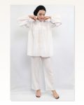 Moda Çizgid Robe Double Suit Ecru Marketplace