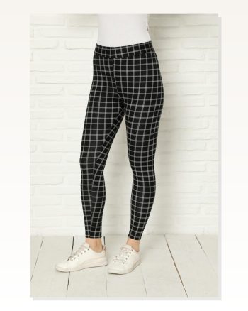 Moda Stripe Combed Cotton Lycra Tights 5878