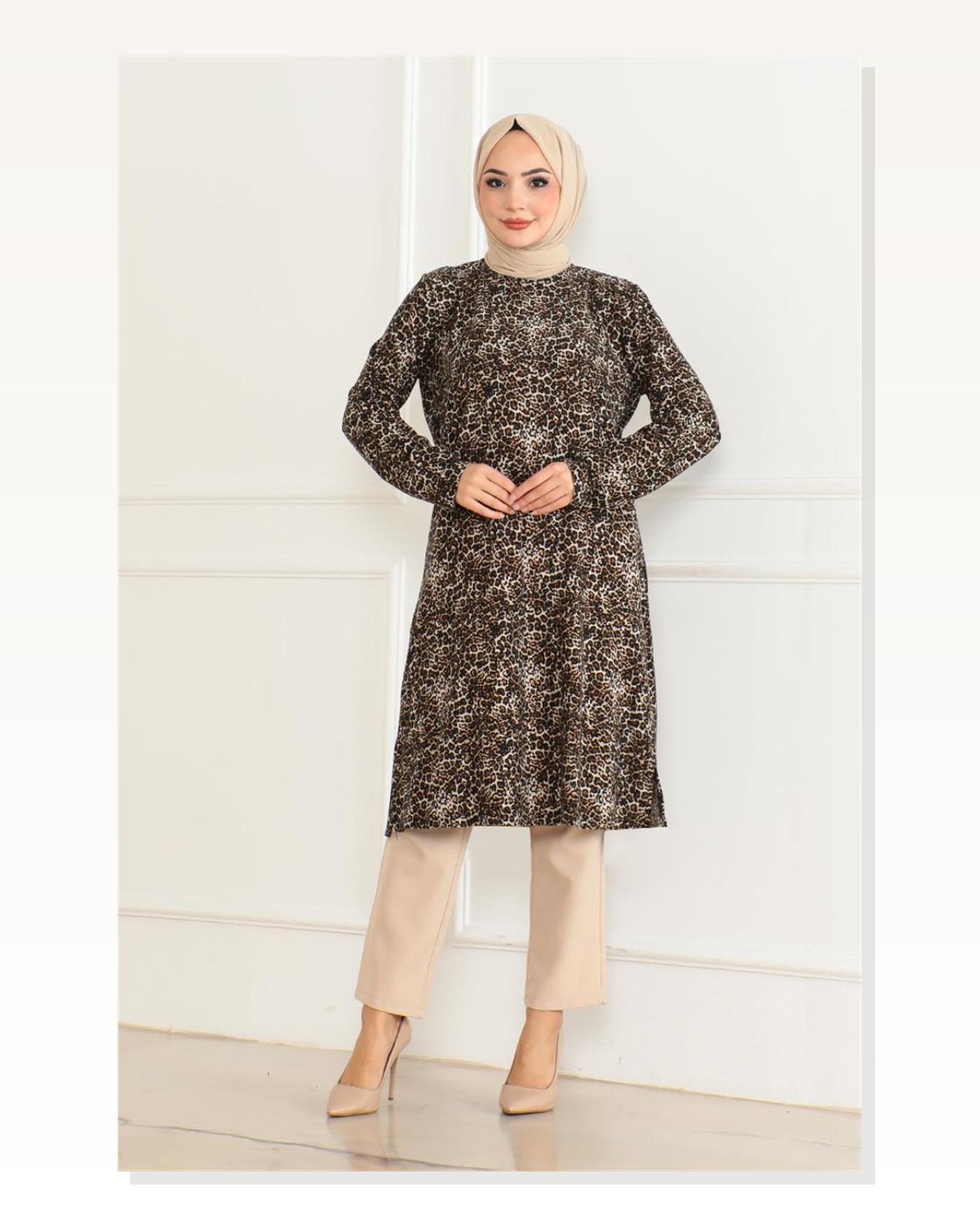 Örme Süet Tunik KAHVERENGİ Marketplace blank