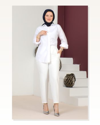Pantolon Beyaz 400