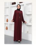 Piliseli Sandy Elbise BORDO Marketplace