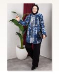 Polar Kap Geometrik DESEN İndigo