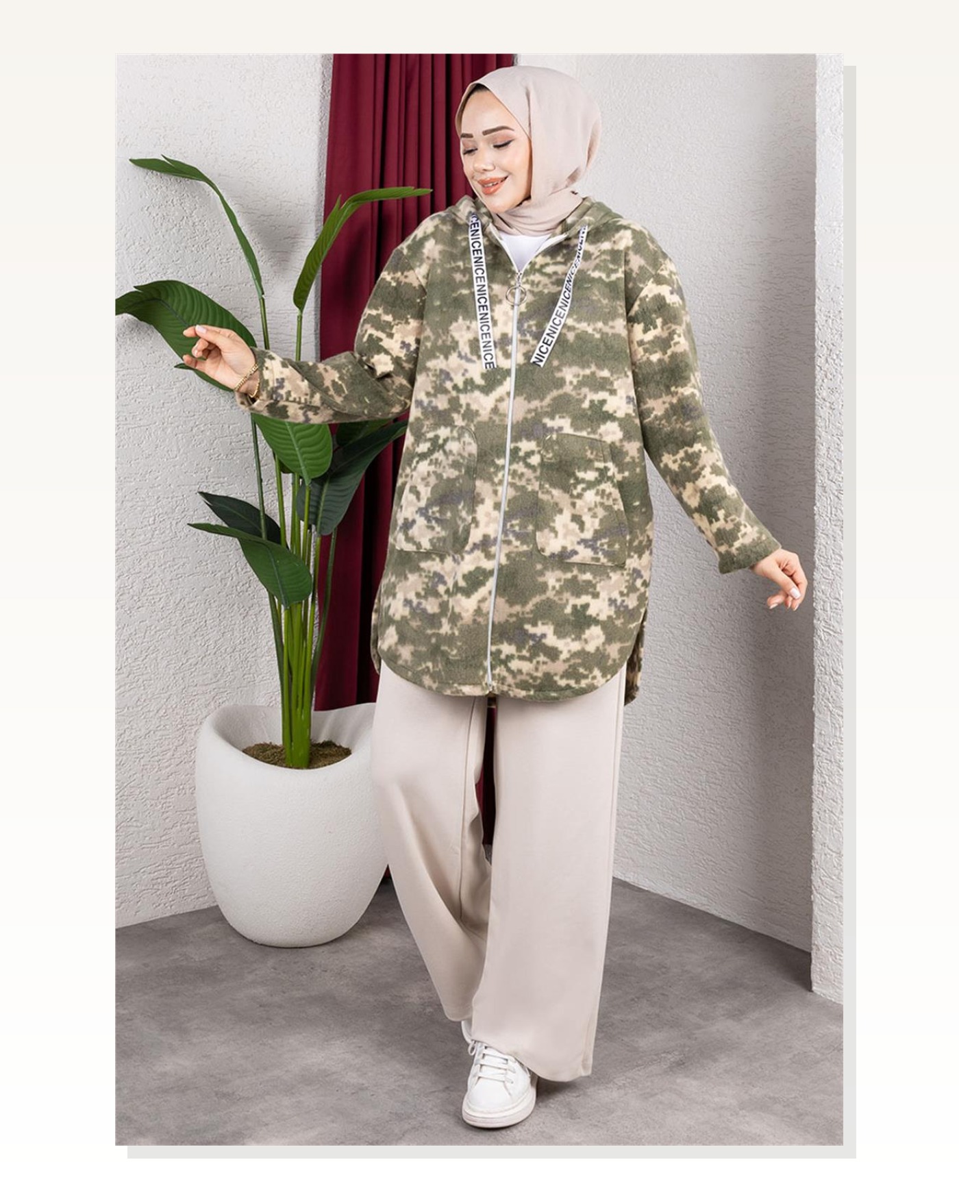 Polar Kap KAMUFLAJ DESEN HAKİ Marketplace blank