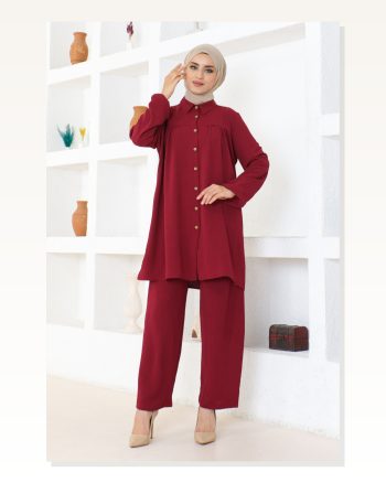 Takım Elbise Bordo 104