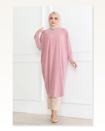 Yarasa Kol Salaş Tunik PUDRA