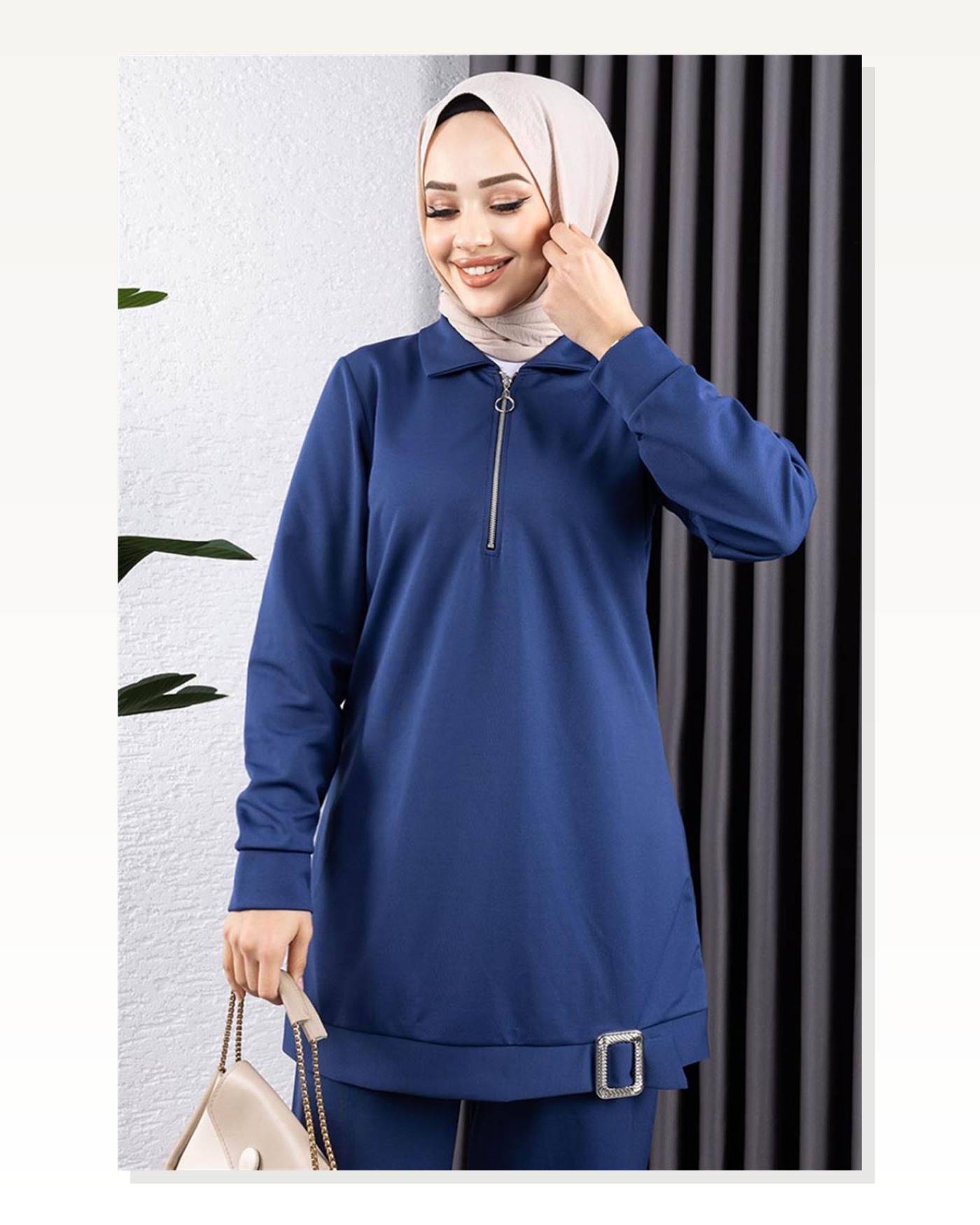 Yarım Fermuarlı Spor Takım İNDİGO Marketplace blank